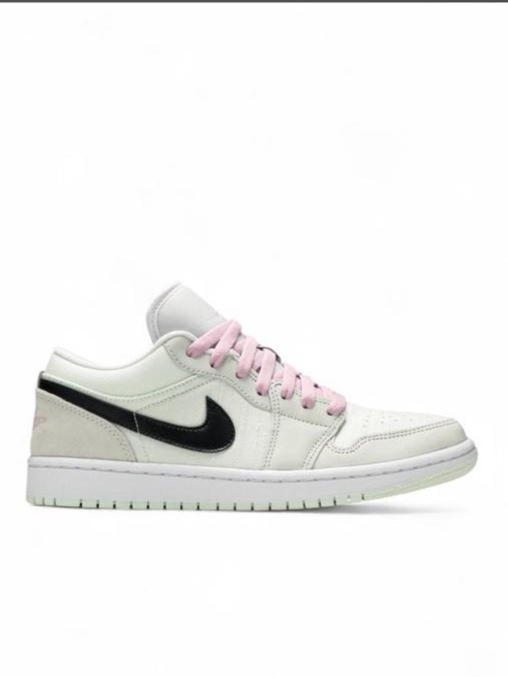 NIKE AIR JORDAN- Nike Air Jordan 1 Low SE "Barely Green" sneakers-Size: 6